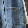 Women's Vintage Loose Casual Sleeveless Vest Solid Color Simple Button Pocket Denim Jacket