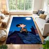 Mr.Bean Expressive Facial Features Cleanable Rug Soft Plush Water-resistant & Washable Corridor & Entryway Bohemian Boho Style Housewarming Gift Idea