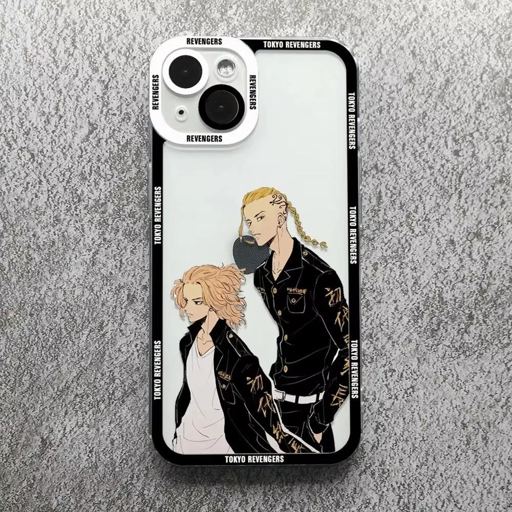 Tokyo Revengers Anime Phone Case For iPhone 16 15 14 13 12 11 Pro Max XS X XR 7 8 SE Covers Transparent Fundas