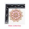 5pcs Rhinestone 11CM Sunflower Shape Crystal Diamond Bags Hat Accessories DIY Craft Wedding Gift Rhinestone Decoration