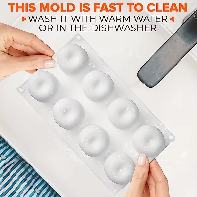 8-fach Apfel Silikon Backform Apfelform Antihaft Pudding Eiscreme Form Hitzebeständig Mousse Kuchen Backen Wesentlich