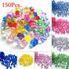 150pcs/pack Acrylic Crystal Gem Stone Crushed Ice Rocks Aquarium Colorful Stone Fish Tank Vase Landscaping Decoration
