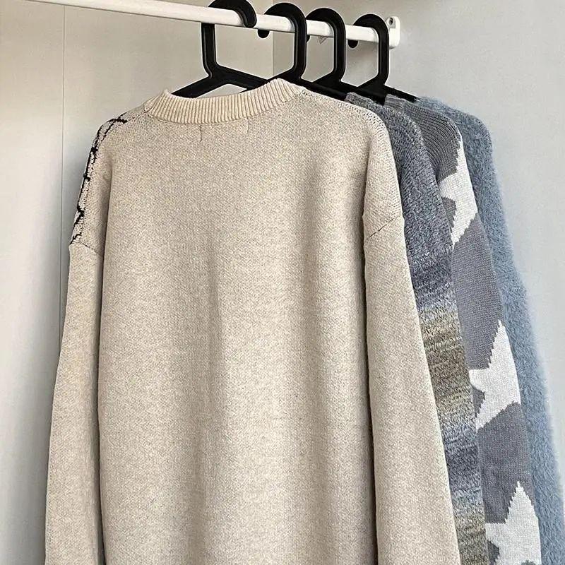 INS Unisex College Sweater - Autumn/Winter Hip-Hop Style with Spider Web Design