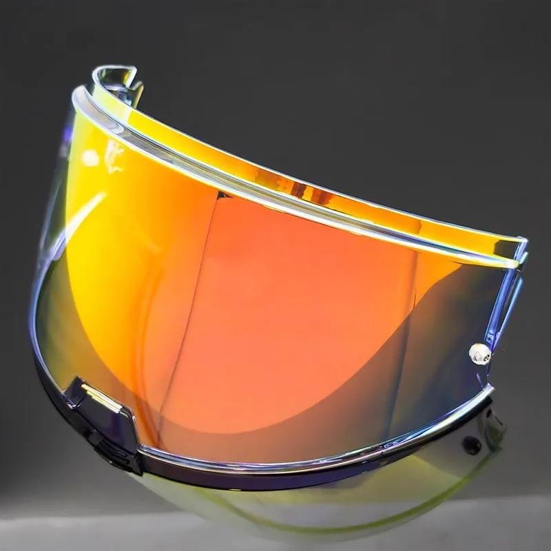 LS2 FF906 Helmet Lens LS2 ADV ANT Flip UP Helmet Electroplated Gold Visors Day and Night HD Windshield Helmet Accessories