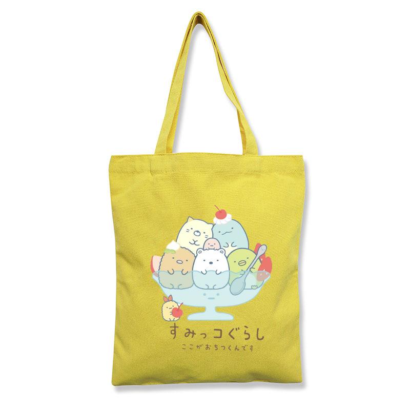 Corner Creature Cute Canvas Bag Tote Bag Printed Cloth Bag Shopping Tote Bag