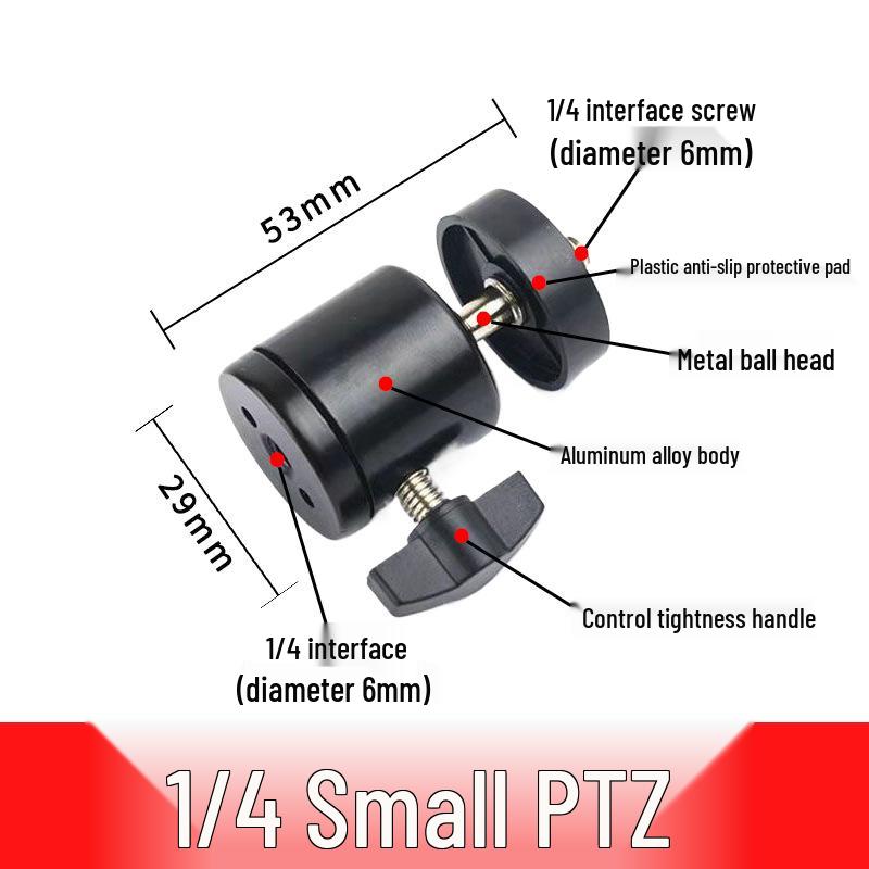 Universal Tripod Mount: Mobile, Tablet & Camera Adapter for Horizontal/Vertical Shooting - Live Streaming Accessory Clip