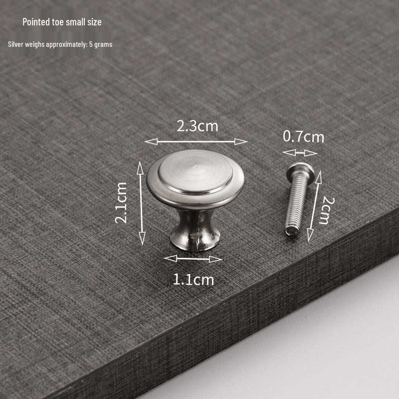 

Черная круглая ручка-кнопка из нержавеющей стали для шкафа