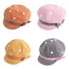 Barn Dot Pattern Klassisk Retro Style Baby Cap Småbarn Jente Høst Bowknot Berets Hat