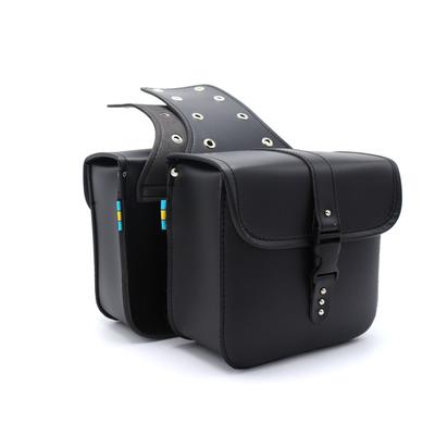 Motorcycle Riding Travel Tank Bag Side Luggage Saddle Bag PU Leather Motor Tail Luggage Suitcase Motorcycle Storage Tool Bag