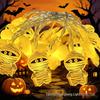 Colorful LED Halloween Ghost String Lights: Cute, Decorative Halloween Lighting