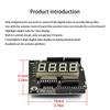 4Digit LED Displays module 4Bit Digital Tube Displays module Compatible for Electronics Project Low Power Consumption