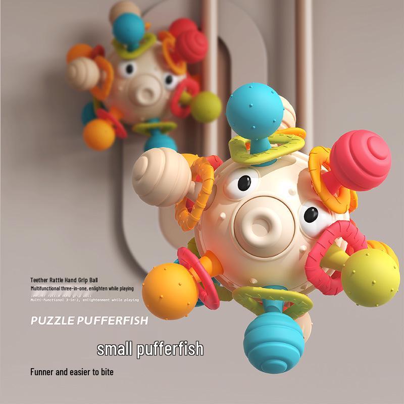Baby Tissue Dispenser & Pull Toy for 0-1 Year Old - Educational Fun with Radishes