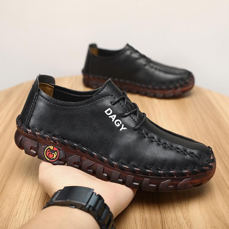 

Spring and summer new popular worker beef tendon soft-soled mother shoes women s large size not tired feet flat-soled single shoes casual shoes 35