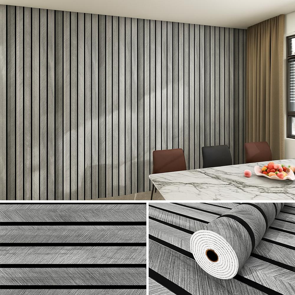 Waterproof Wall Stickers Moisture-proof 3/5/10m Length Self-adhesive Wallpaper 40cm Width Thick Foam