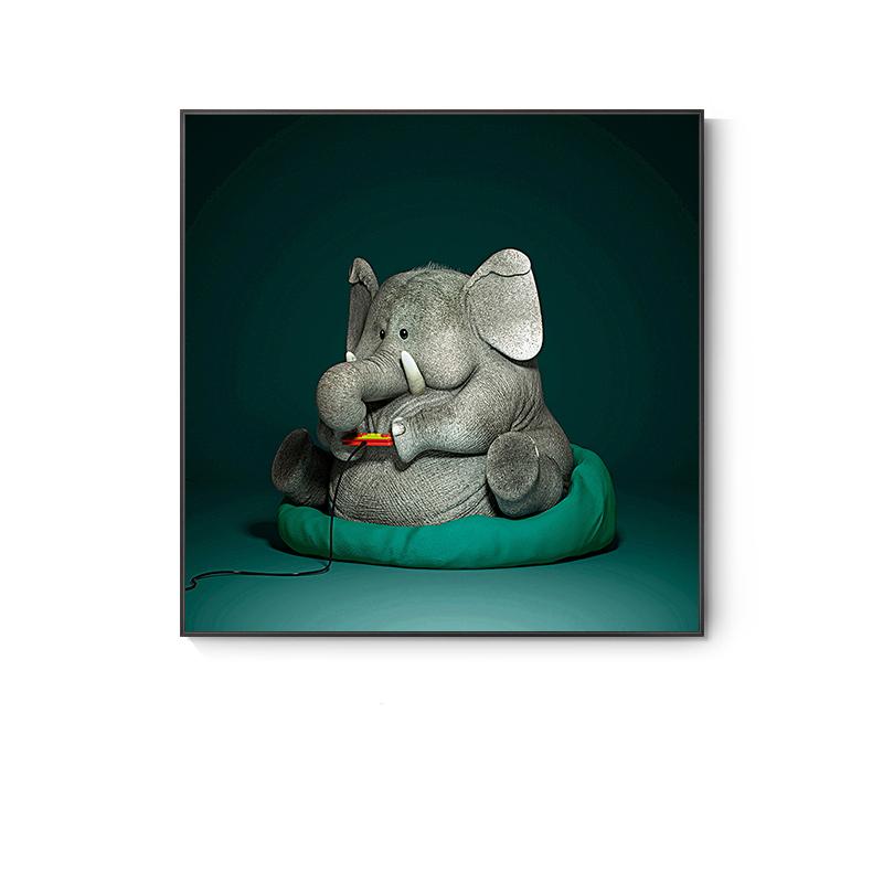 Nordic Cute Animal Posters Funny Giraffe Panda Cat Phone Canvas Painting Wall Pictures for Living Room Decor Kids Room Cuadros