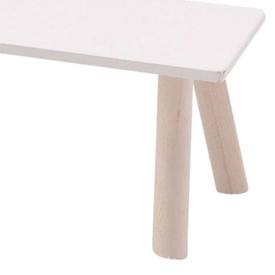 Möbelmodell Tisch Schön Aussehend Realistisch Holz Puppenhaus Kaffee Kleiner Tisch Freizeit Mini-Modell für 1/12 Puppenhaus