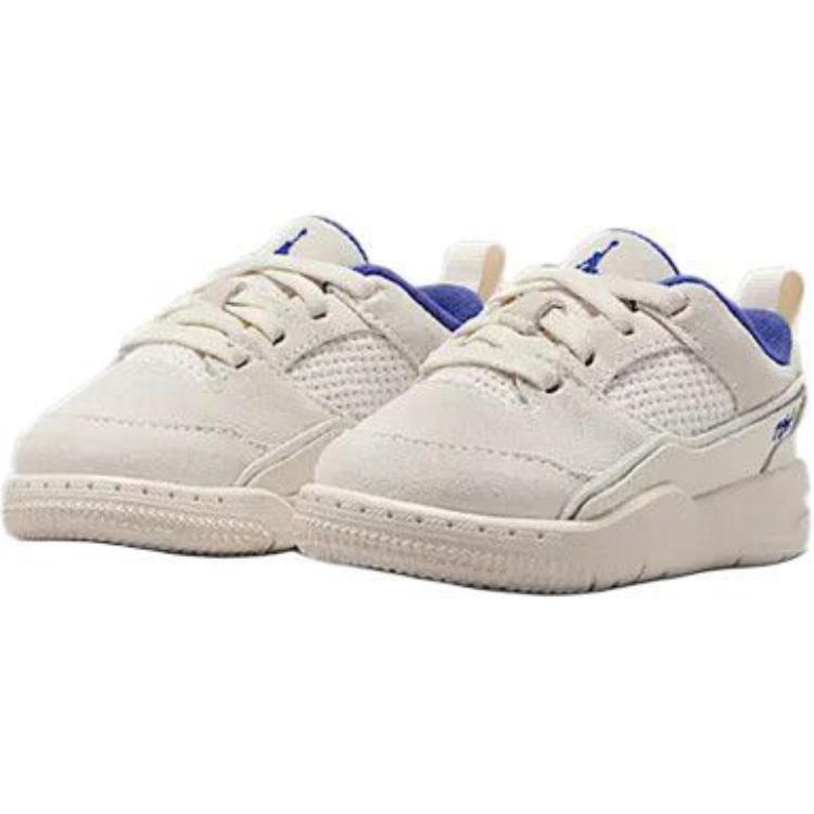 Jordan Flight Court Comfortable Versatile Non-Slip Durable Low-Top Walking Shoes Baby Sneaker White HF3331-005