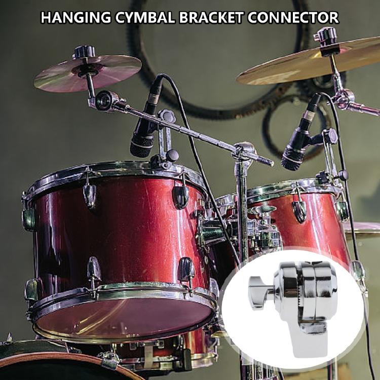 Drum Set Rack Connector Rustproof Adaptable Length Metal Texture Multifuntional Hook Joint for Multiple Applications