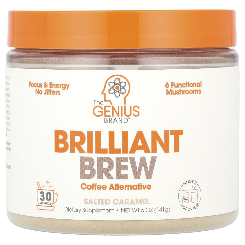 Brelliant Brew, Coffee Substitute, Salted Caramel, 141G(5Oz)