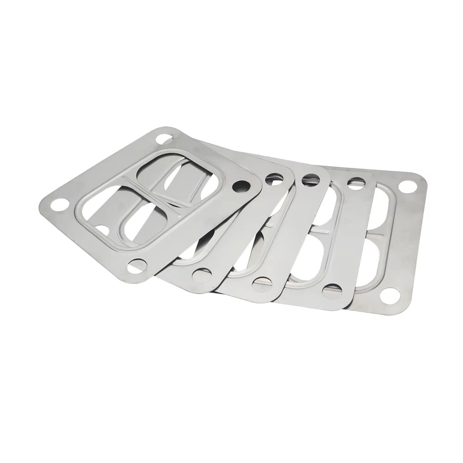 

Hypertune - T4 Turbine inlet divided gasket Stainless Steel 304 Gasket For T04 inlet gasket HT4805 One Size