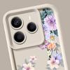 Color Floral Pattern TPU Soft Phone Case For Xiaomi 14T Pro 13T Poco F6 Pro X6 M6 X5 Redmi Note 14 Pro 13 12 11 10 Matte Shockproof Back Cover