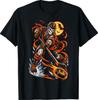 Skeleton Hockey Player Funny Scary for Halloween T-Shirt