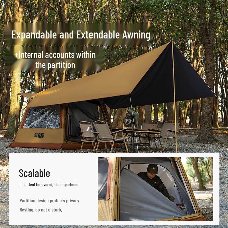 Explorer 2194s: Sturmsicheres Automatisches Aufblasbares Campingzelt mit Sonnenschutz