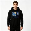 Men's Casual Hoodie Van Gogh Starry Night Tower Printed Long Sleeve Pullover Sweatshirt