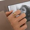 Simple Fox Ring for Women Girls Trendy Cute Animal Adjustable Opening Dainty Copper Rings Zircon Valentine's Day Gifts 2025