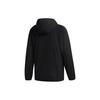 Adidas Logo Stripe Print Hooded Jacket Men Jackets Black FM5325