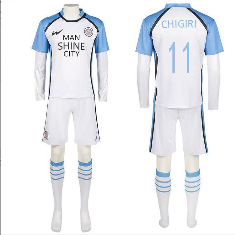 BLUELOC K Maglia Blue Lock Cosplay Set Completo: Modelli Bachira, Meguru, Chigiri, Isagi Disponibili