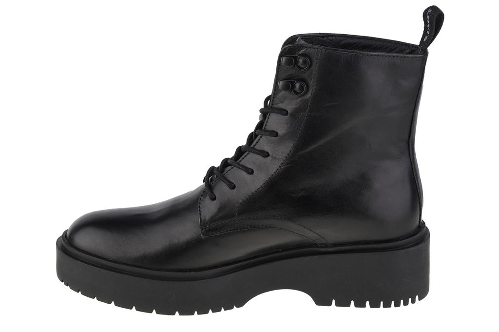 Levi's Bria, schwarze Damen Schnürschuhe