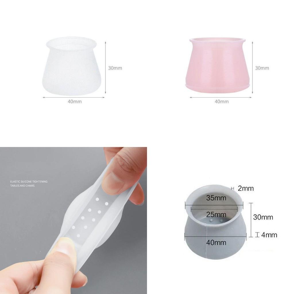 Durable Tpr Table Foot Cover With Anti-slip Silent Thickened Chair Leg Cap Floor Protector