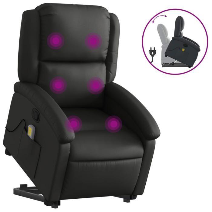 VidaXL Reclining Massage Armchair, Relaxation Chair with Adjustable Backrest and Footrest, Living Room Seat 3204266