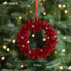 Nordic Luxury Snowflake Christmas Ornaments - Exclusive Flocked Decorations