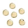Copper Concave Irregular Oval Pendant For DIY Jewelry Making Craft Accessories