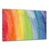 TEMPERED GLASS CUTTING BOARD 30x22 RAINBOW