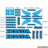 Honda Sticker Logo Motorcycle Hemet Vinyl Decal Waterproof Reflective