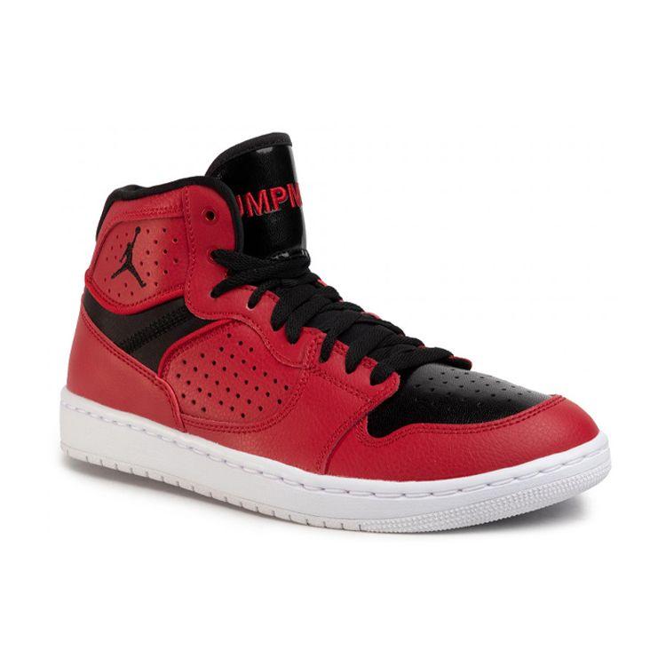Jordan Access Synthetic Leather High-Top Retro Basketball Shoes Unisex Sneakers Red AR3762-601