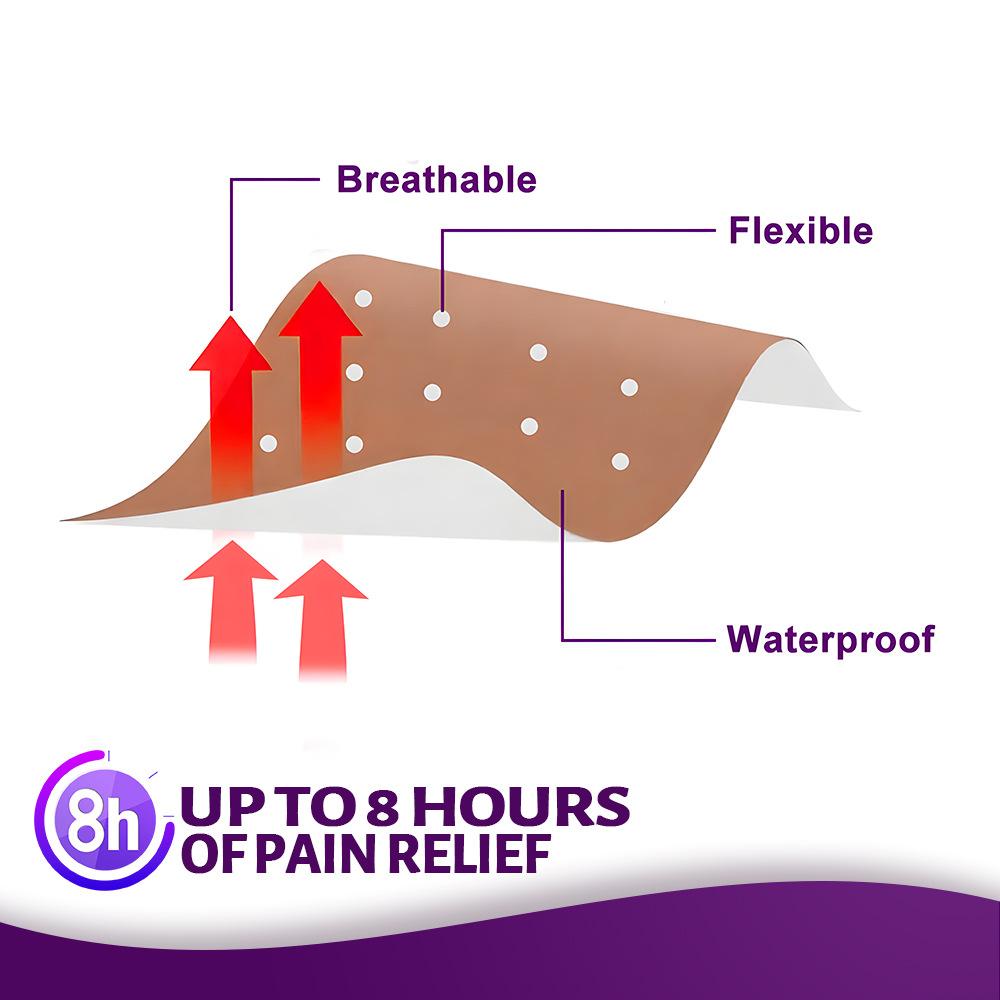 Sumifun 8/16/40 PCS Shoulder Neck Waist Strength Patches Chinese Natural Bee Patches for Muscle Joint Back Hot Relief Pads for Swelling,Stiffness