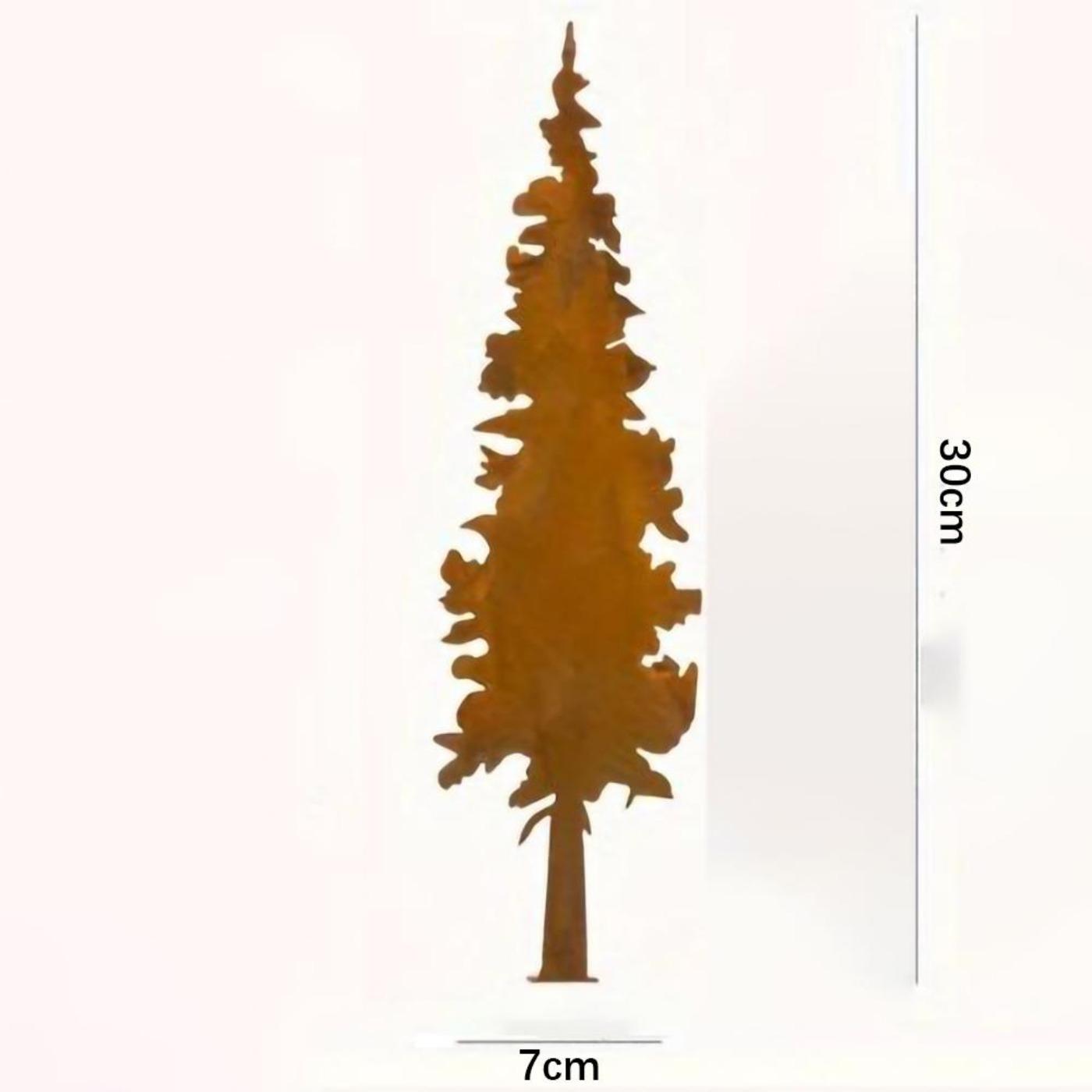 

1 шт. деревенские металлические украшения в виде ели и лося - охотничий декор и подарки для рождественских и новогодних украшений