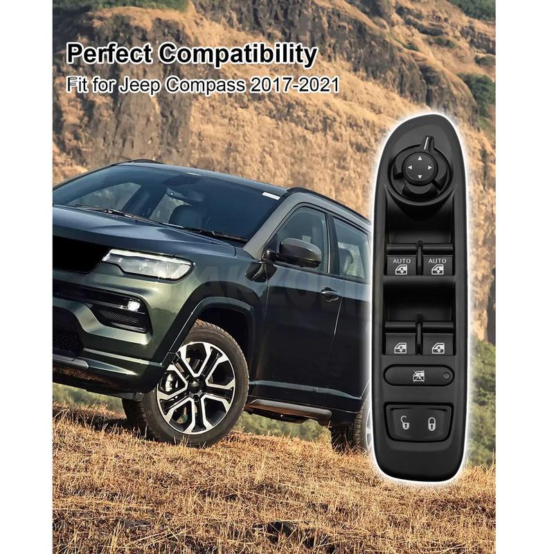 Left Hand Driver Side Power Window Mirror Control Switch for Jeep Compass 2017 2018 6BZ27LXHAA 735646457