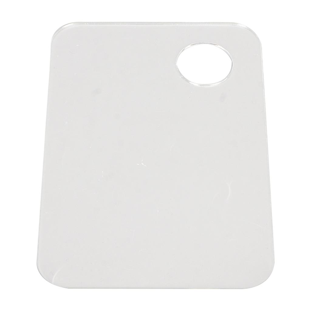 Makeup Foundation Mixing Spatula Set 304 Stainless Steel Acrylic Tray Double Ended Stirrer Cosmetic Palette