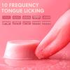 Realistic Tongue Licking Vibrator Female G Spot Clitoris Nipple Stimulator Blowjob Orgasm Vagin Massager Sex Toys For Adult 18+