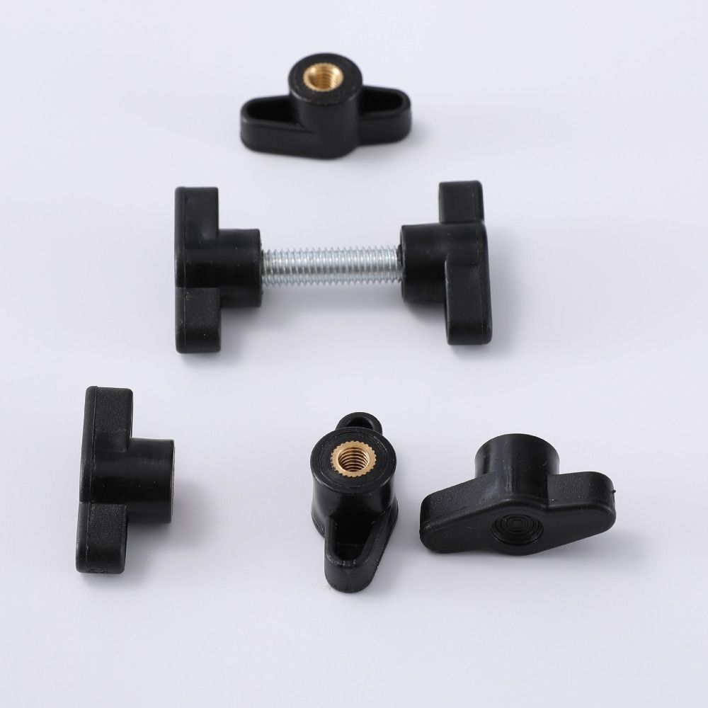 10pcs Easy Grip Hand Screw Nuts Anti-slip Threaded Knobs Practical T Knobs Woodworking Jigs