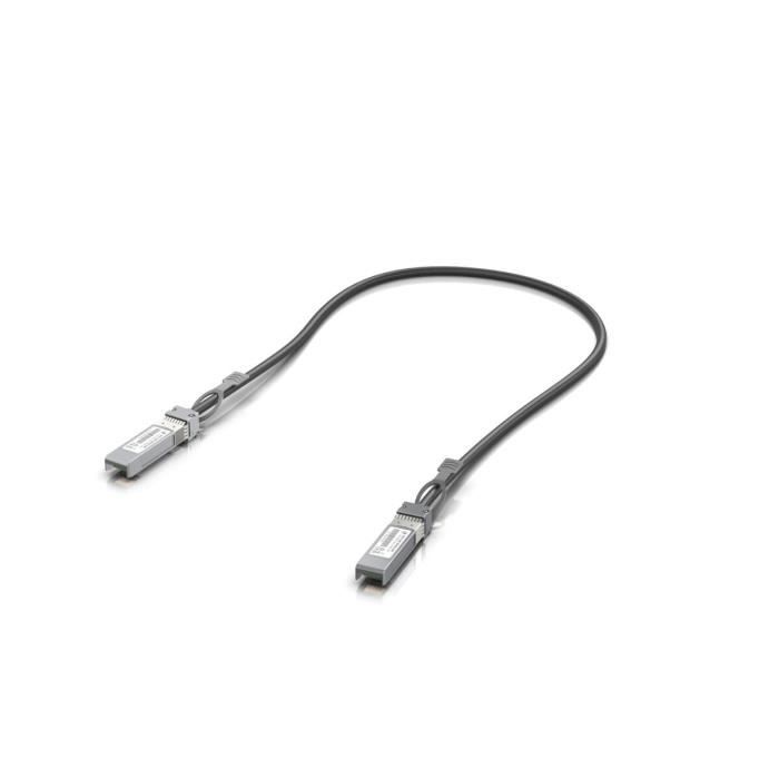 Nettverkskabel SFP+ - UBIQUITI - 50 cm - Farge Svart - SFP+ x 2 - Patchkabel