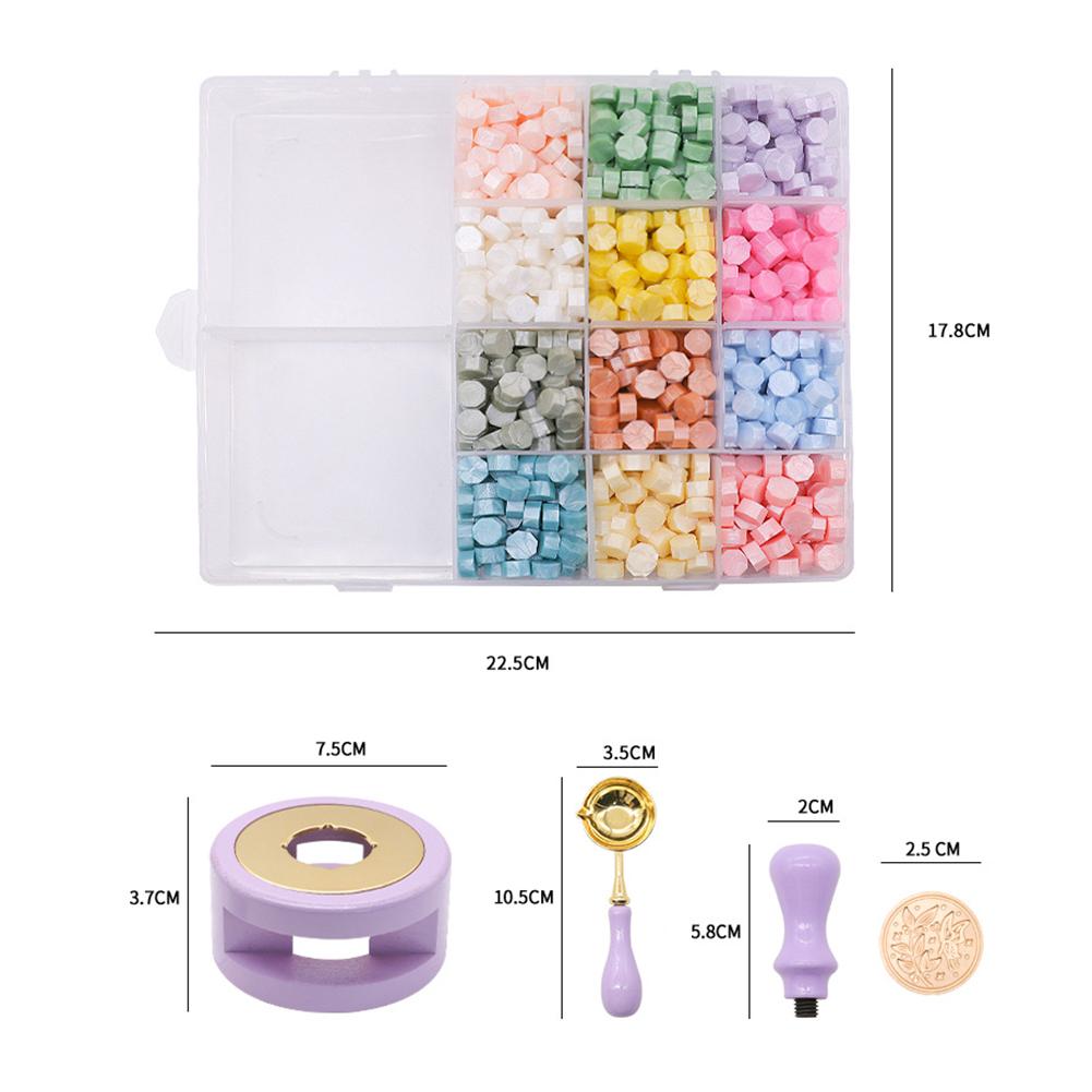Creative Fire Paint Seal Set DIY Manual Account Exquisite Fire Paint Wax Set Gift Packaging Crafts Supplies for Cards Scrapbooks