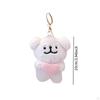 Plush Doll Pendant Lightweight Character Ornament for Kids Adults Gifts Idea pink heart