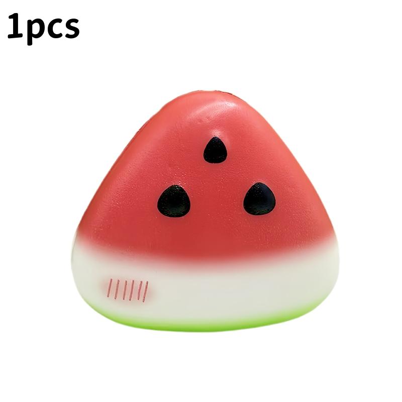 Funny Watermelon Squishy Squeeze Fidget Toy Anti-Stress Slow Rising Fruit Pinch Squeeze Toy Anti Stress Toy for Adult
