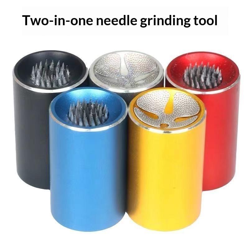 2 In 1 Billiard Cue Tip Repair Shaper Aluminum Snooker Billiard Pool Cue Tip Shaper Burnisher File Repair Tool Billiards Accesso